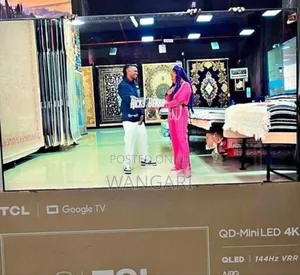 Frameless TCL Mini Led 75 Inch HDR Television