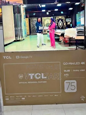 With Warranty TCL Qled 75 Inch Mini Led 4 K Television