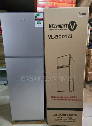 Silver Volsmart 172l Double Door Refrigerator