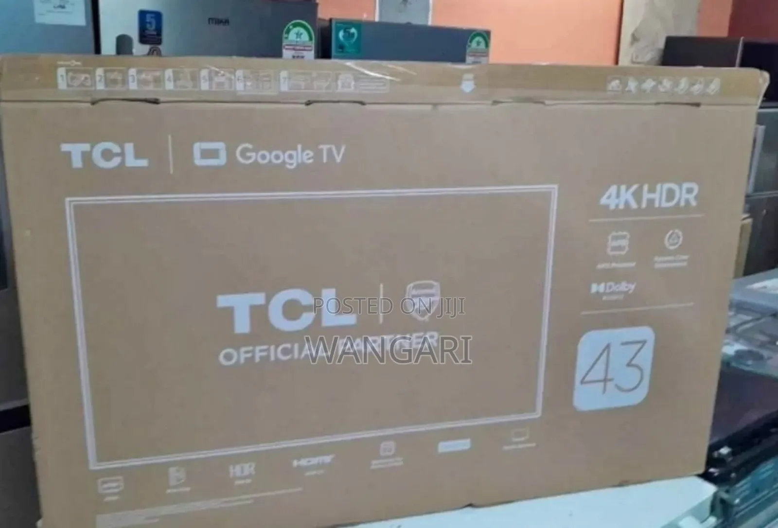 Bluetooth Enabled TCL , 43 Inch HDR Google Tv