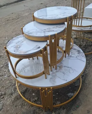 4 in 1 Executive Pure Marble Table