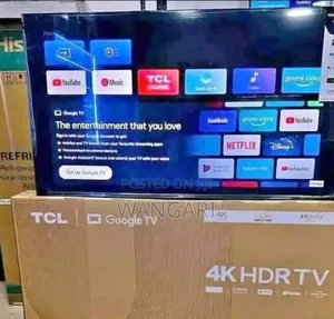 50 Inches TCL Google Tv 4khdr