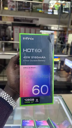 New Infinix Hot 60i 128 GB Black