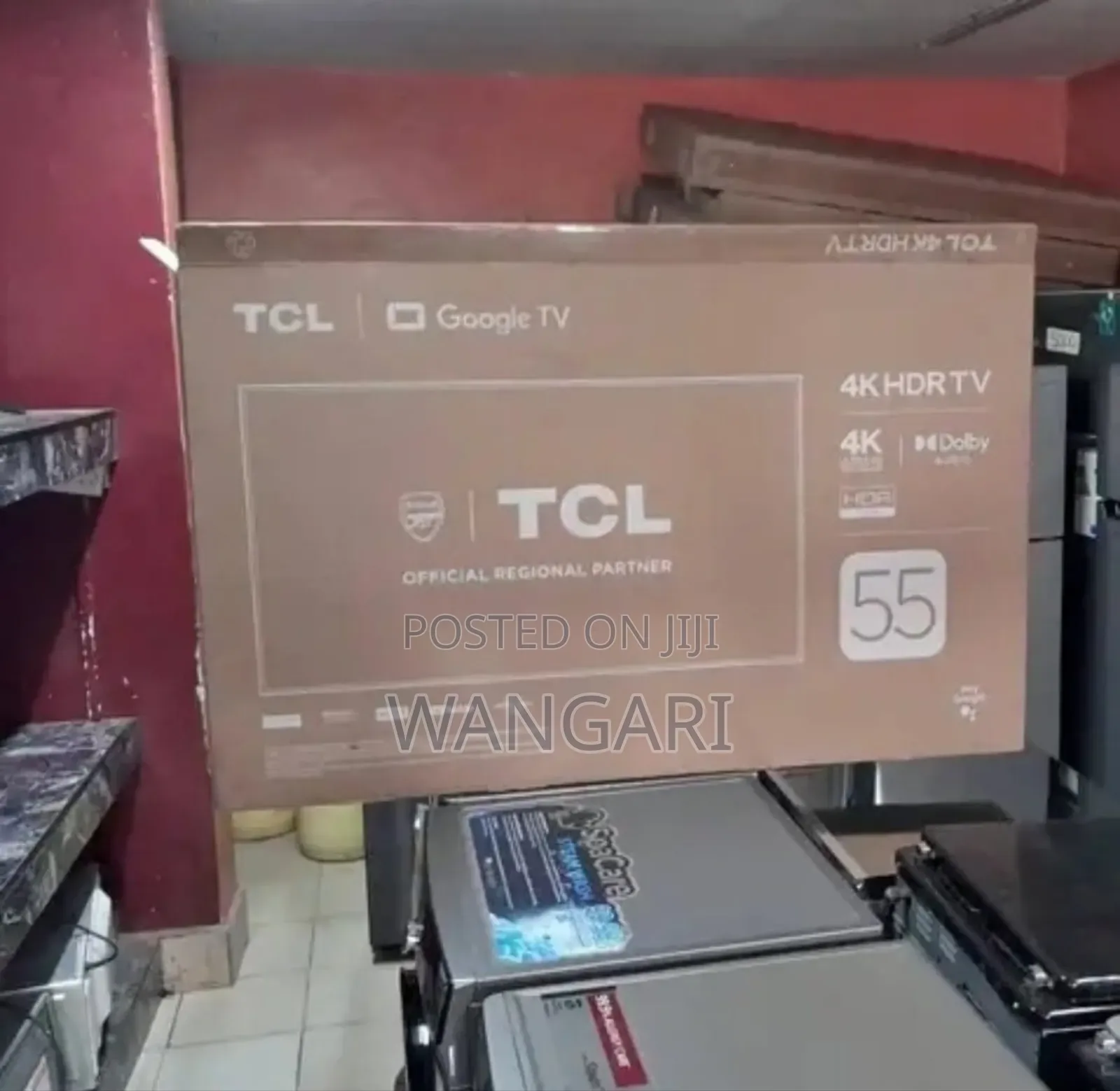 55" TCL Google Smart Android Tv 4khdr