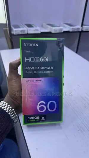 New Infinix Hot 60i 256 GB Silver