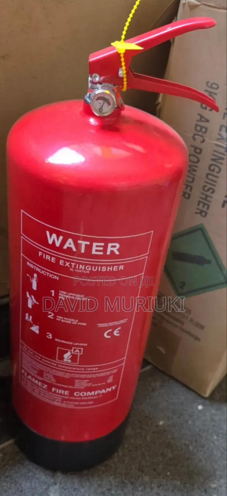 Fire Extinguisher 25kg Dcp Trolley