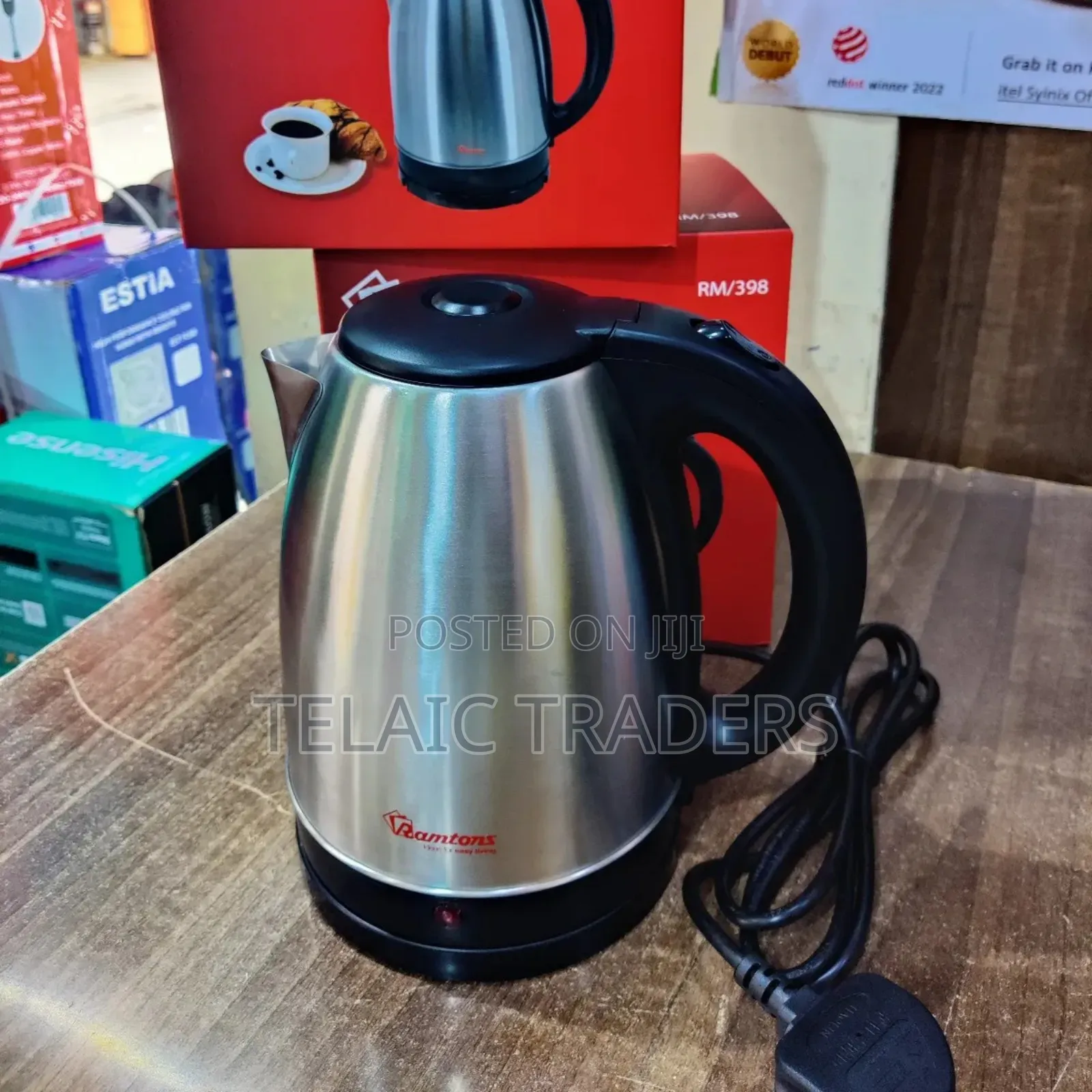 Ramtons Stainless Steel Kettle 1.7l