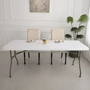 Dining Table; White Home and Outdoor Dining Table