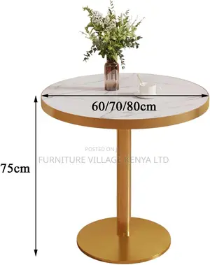 Dining Table; Round White Restaurant Dining Table