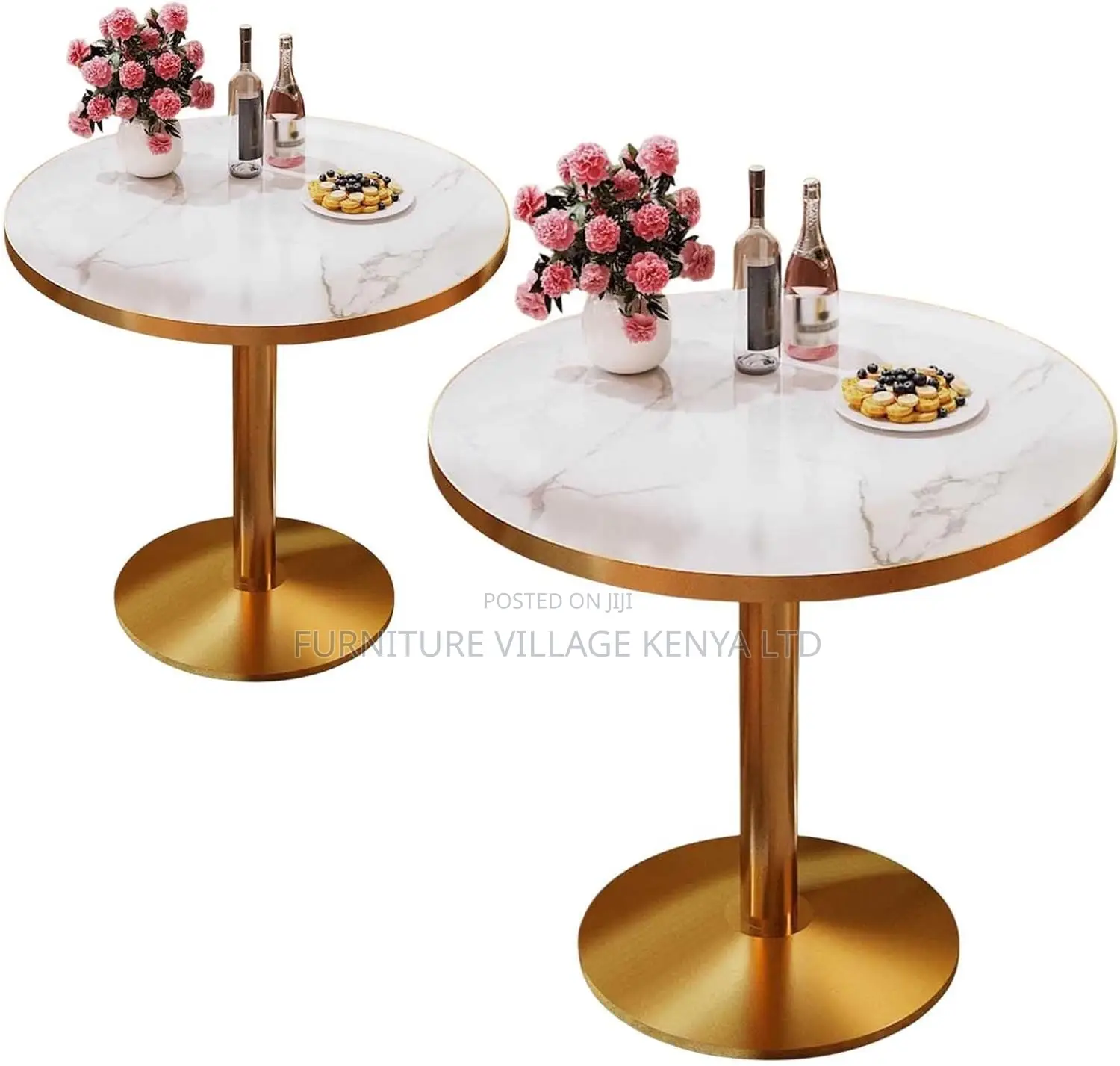 Dining Table; Round White Restaurant Dining Table