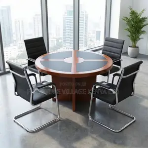 Conference Table; 1.2m Round Office Conference Table