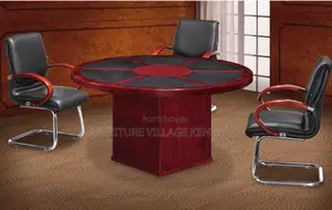 Conference Table; 1.2m Round Office Conference Table