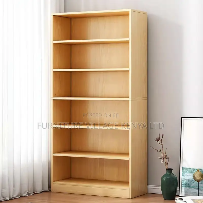Office Bookself; Wooden Storage Display Bookcase 5 Layer