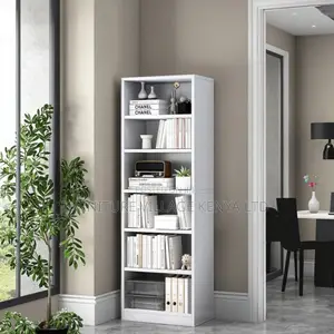 Office Bookself; Wooden Storage Display Bookcase 5 Layer