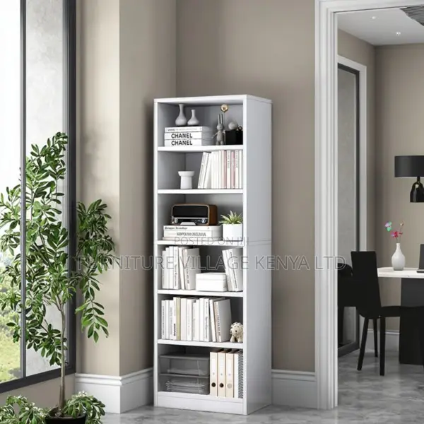 Office Bookself; Wooden Storage Display Bookcase 5 Layer