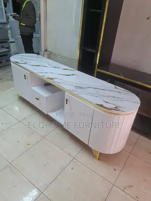Tv Stand With Marble Shit on Top