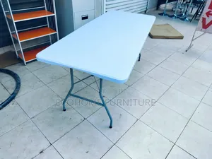 White Foldable Table 6 Seater