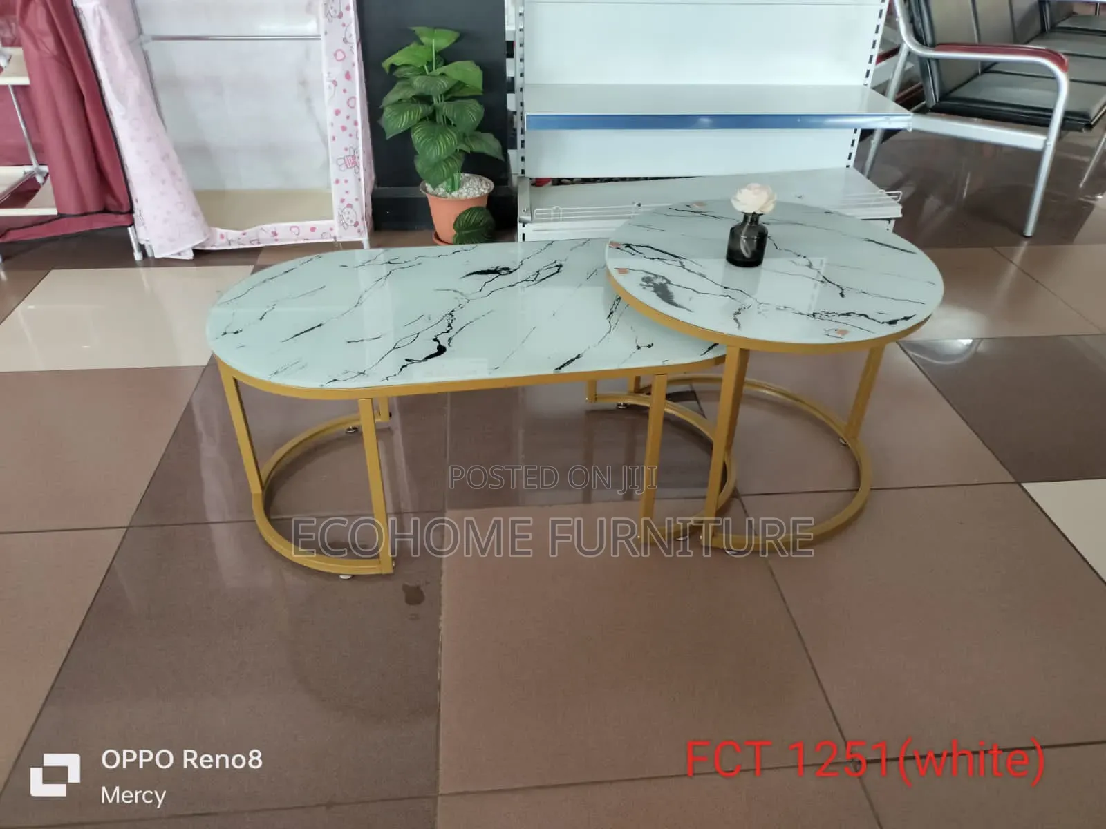 2in 1 Glass Coffee Table