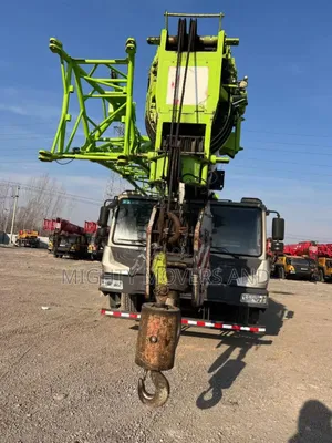 Transit Trailers With Cranes Are Ready for Jobs and Errands