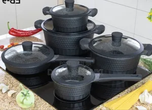 Edenburg 10pc Cookware Set(Black)