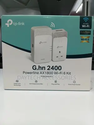 Tp-Link - Pgw2440 Kit G.Hn2400 Powerline Ax1800 Wi-Fi 6 Kit