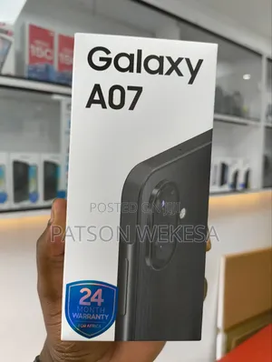 New Samsung Galaxy A07 4G 64 GB Black