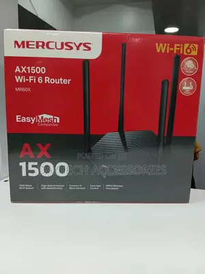 This Is a Mercusys Ax1500 Wi-Fi 6 Router (Model Mr60x).