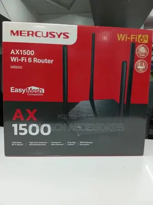 Mercusys Wi-Fi 6 Router Mr60x Ax1500 Wifi 6 Router