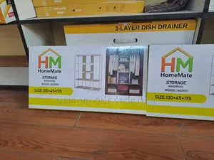 Homemate 3 Column Metallic Wardrobe