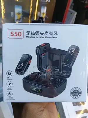 S50 Wireless Lavalier Microphone Dual Receiver