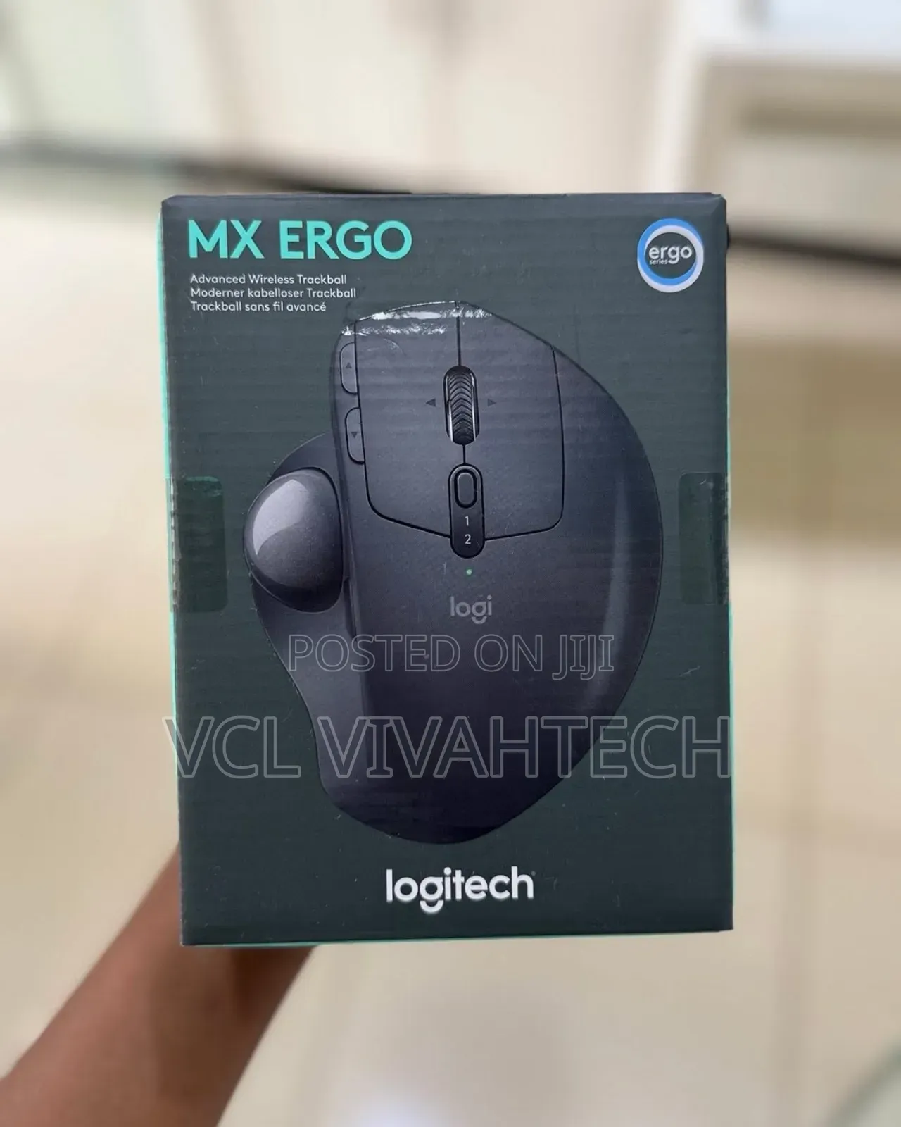 Logitech Mx Ergo Wireless Trackball Mouse