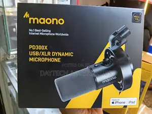 Maono Pd300x Dynamic Microphone-XLR USB Podcast Recording Mic