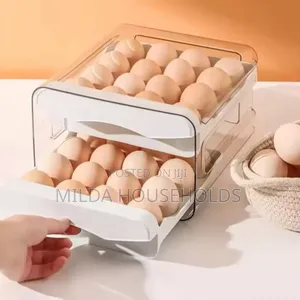 Double Layered Acrylic Egg Storage Tray.
