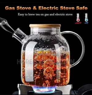 Heat Resistant Borosilicate Glass Teapot