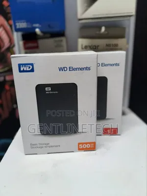 Wd 500gb External Hard Drive With Shockproof Pouch