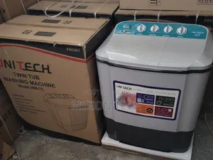 Unitech 7.5kgs Twin Tub Top Load Semi Automatic Washing Machine 