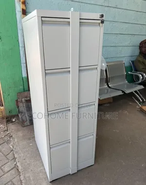 4 Drawers Filling Cabinet With Security Bar