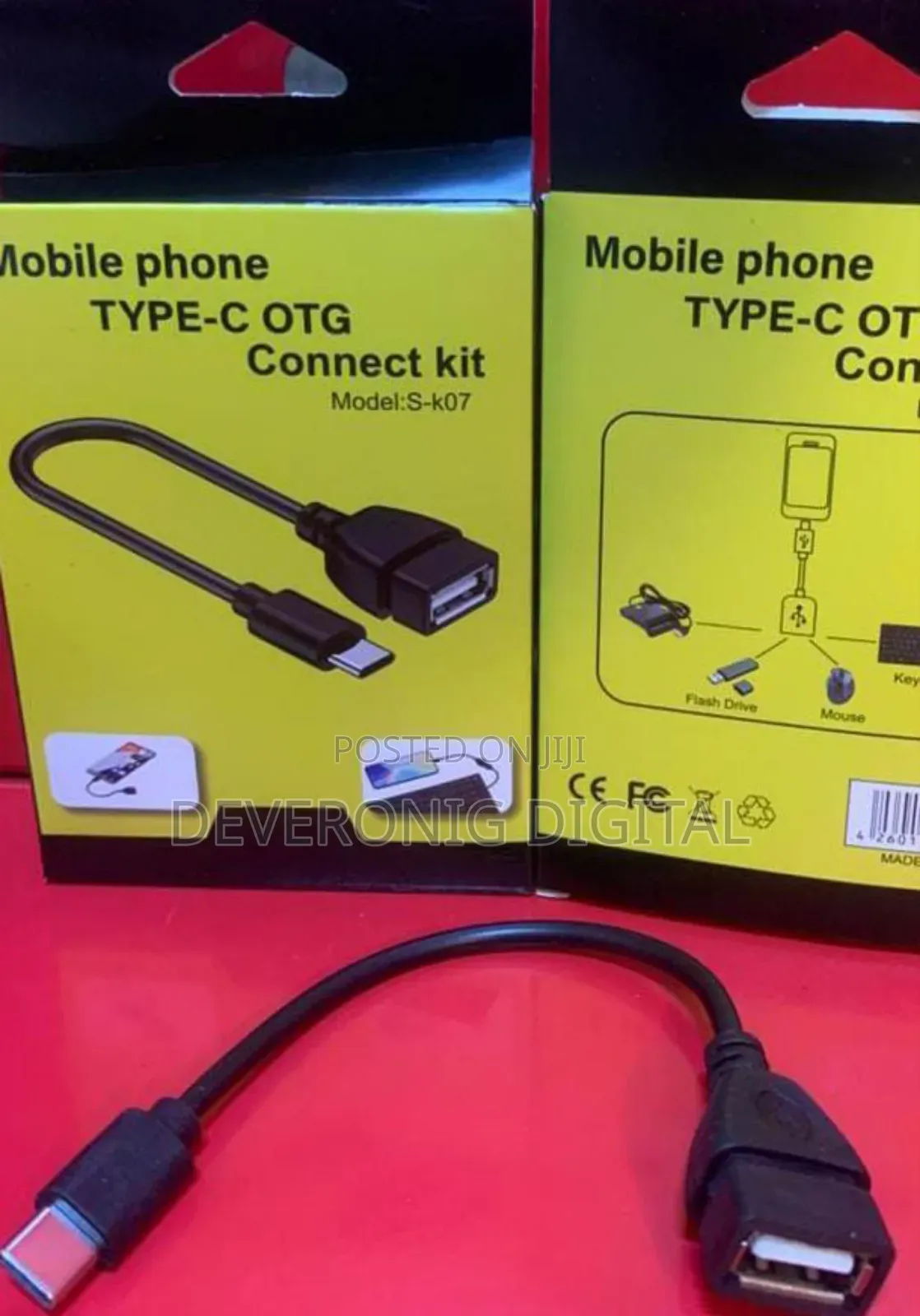 *Type C S- Otg* * Mouse * Card Reader * Keyboard * Flash Drive