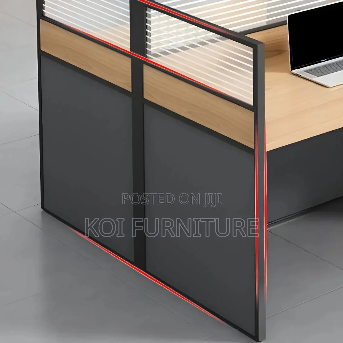 Office Workstation; Four Users MDF Office Station Desks