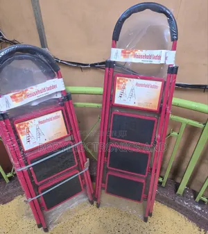 Red Step Ladder 4 Step