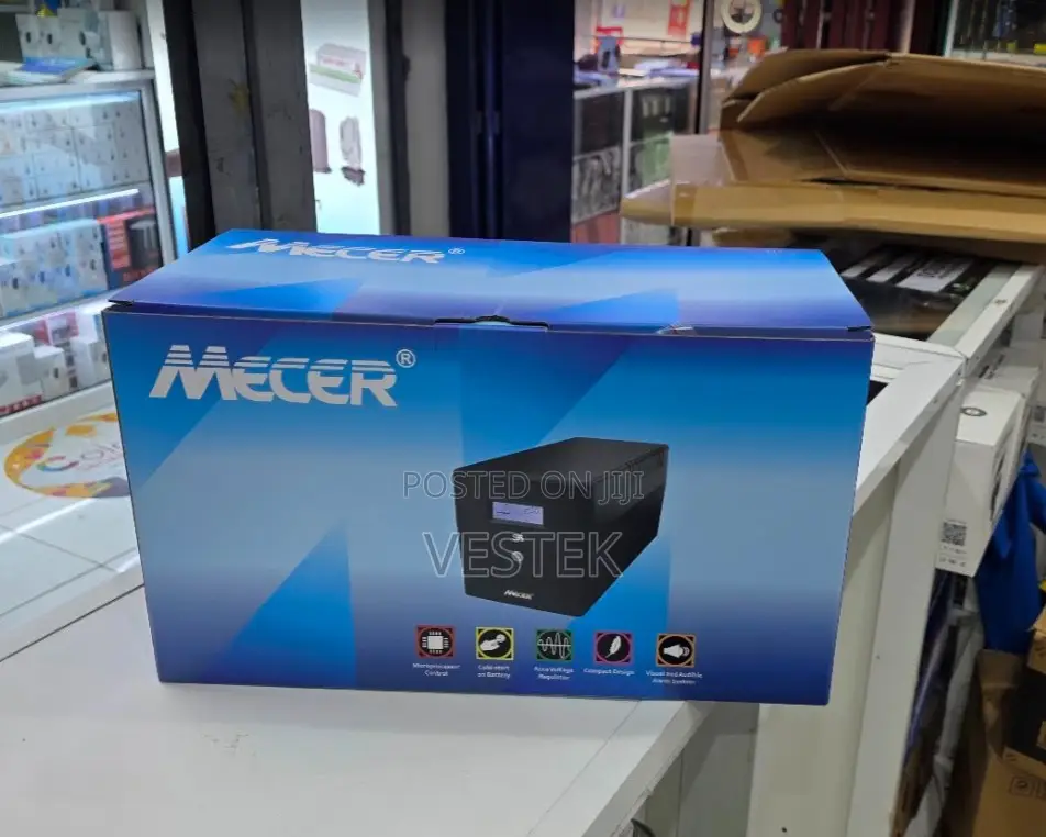 Mecer 1000va Ups 1kva Line Interactive Ups Microprocessor Control