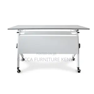120cm White Foldable Office Training Table