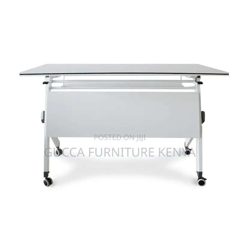 120cm White Foldable Office Training Table