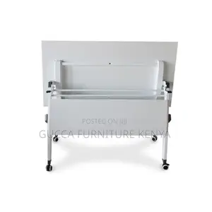 120cm White Foldable Office Training Table