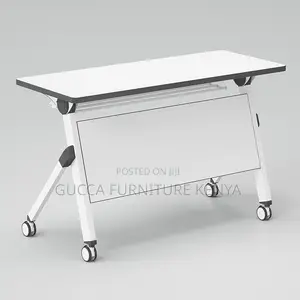 120cm White Foldable Office Training Table