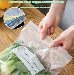 Silicone Ziplock Fridge Storage Bags.