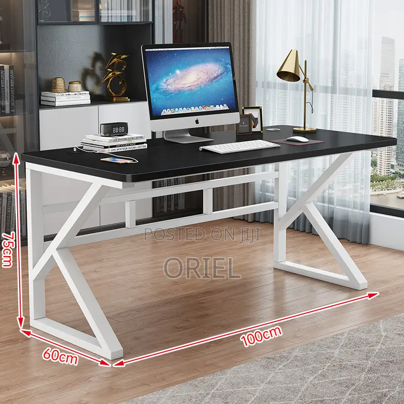 Office Desk : Spacious Table Top 120cm Home Office Computer Desk