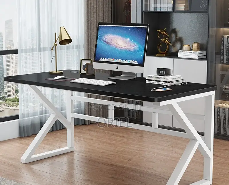 Office Desk : Spacious Table Top 120cm Home Office Computer Desk