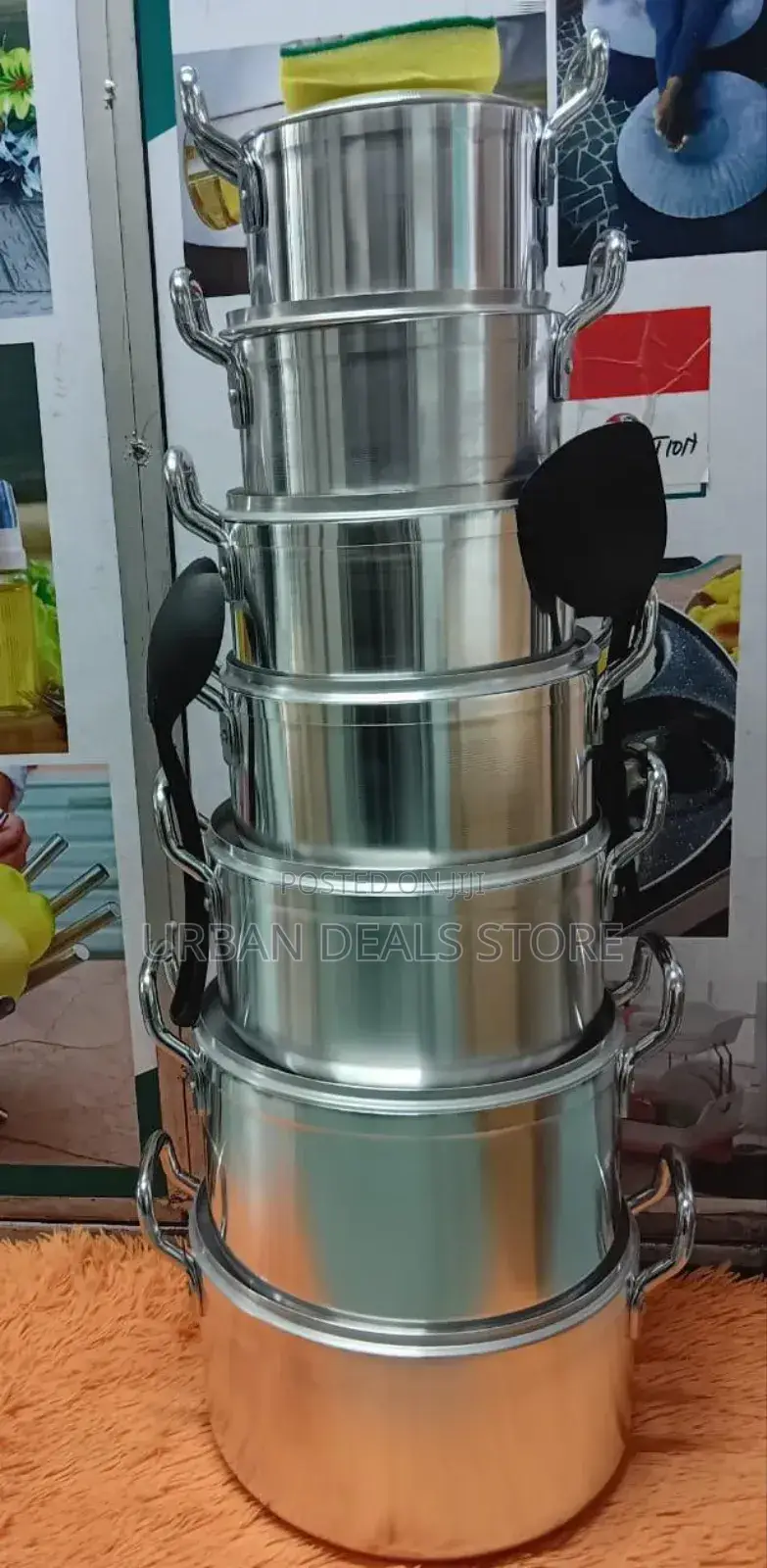 Tornado Tc 14-Picies Stainless Steel Cooking Pot Set