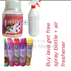 Lava Insecticide + Free Spray Bottle+ Free Air Freshener